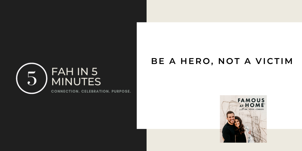 FAH in 5 Minutes: Be a Hero, Not a Victim